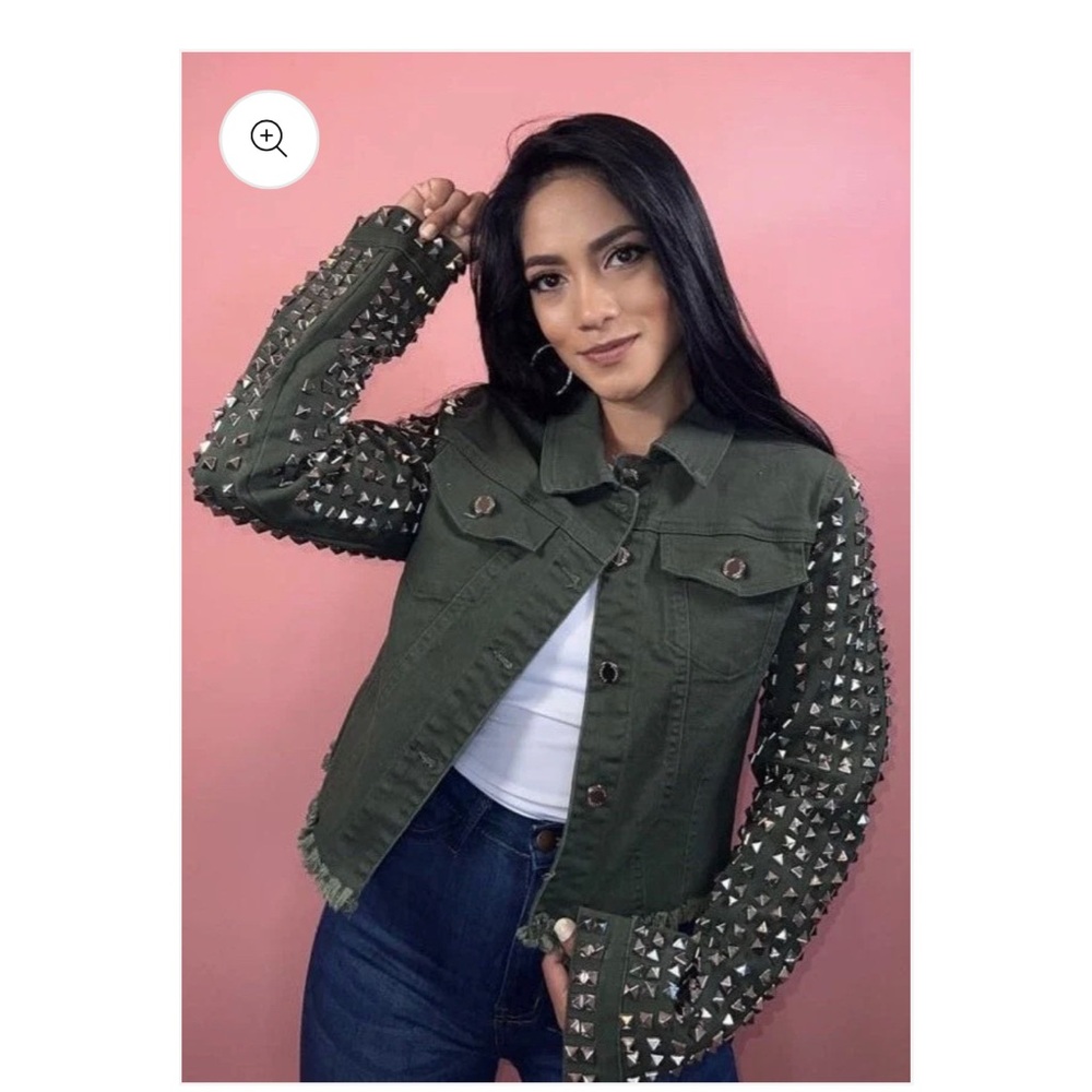 Studded Denim Jacket